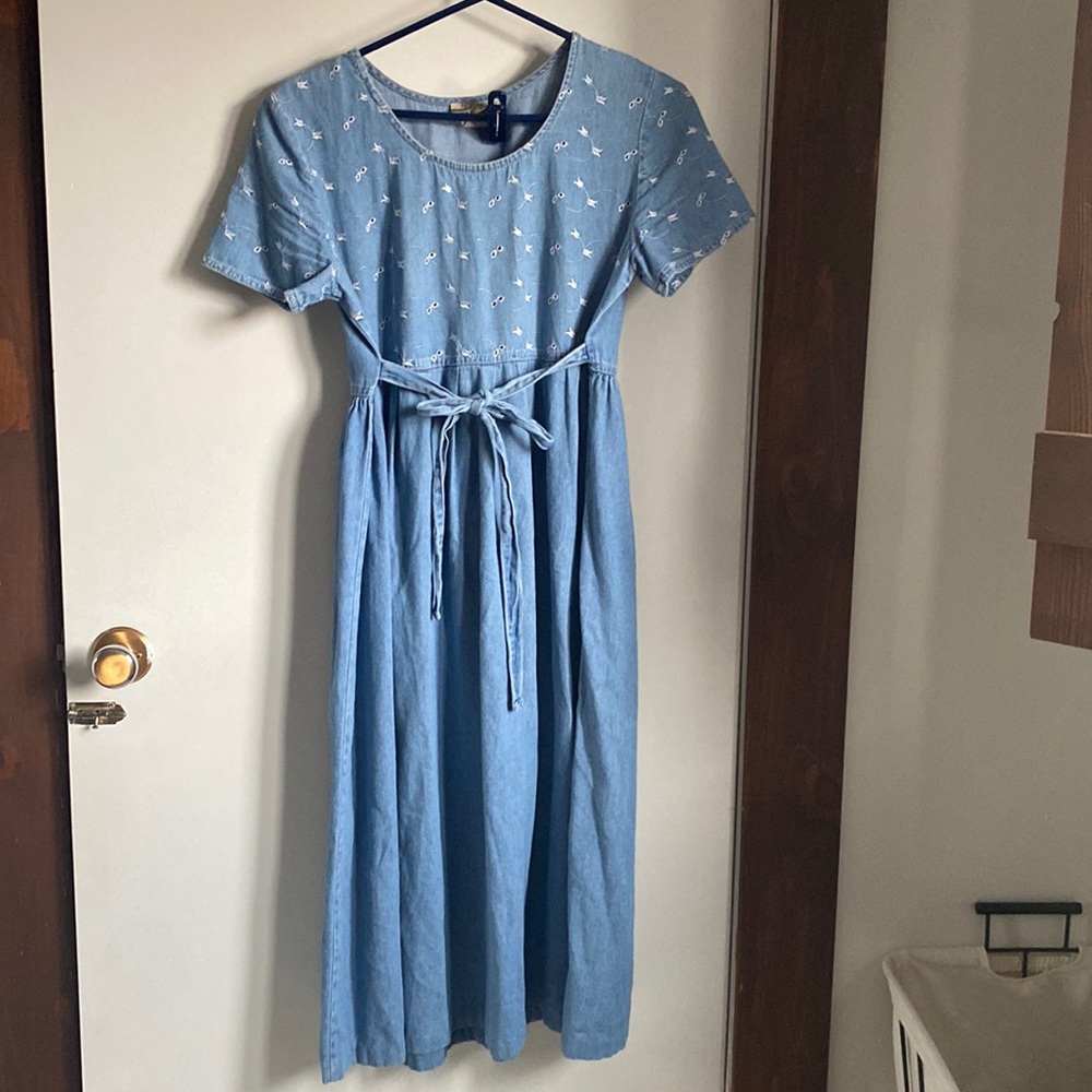 Vintage denim dress